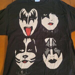 KISS Alive 35 Tour 2009 Band T-Shirt Concert Tee Black Large L